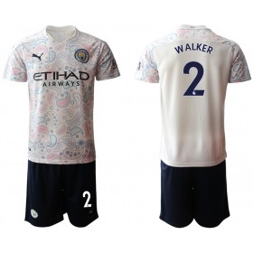 Koszulka Manchester City Kyle Walker 2 Dziecięcy Trzeci Stroje Piłkarskie 2020/21 Krótki Rękaw